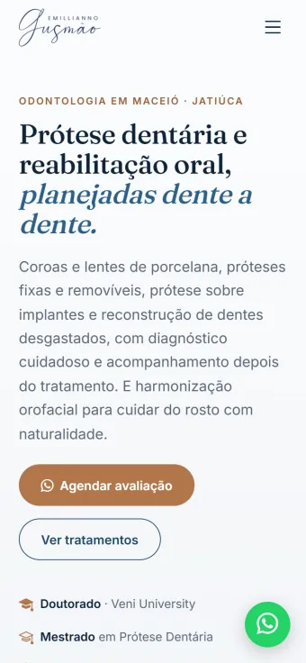 Dr. Emillianno Gusmão no celular