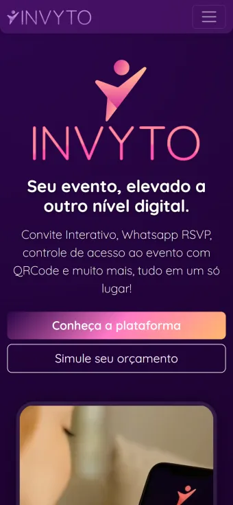 Invyto no celular