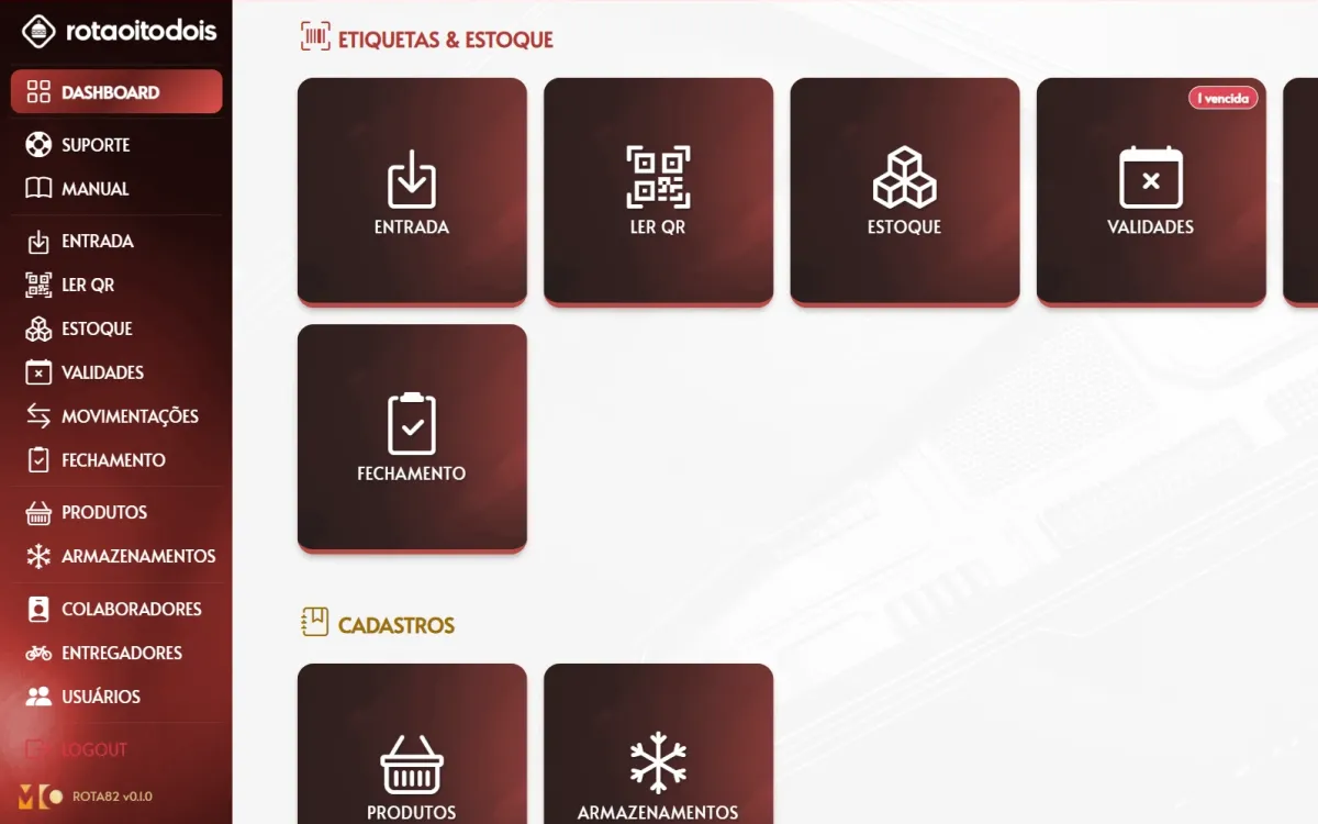Rota 82 no computador